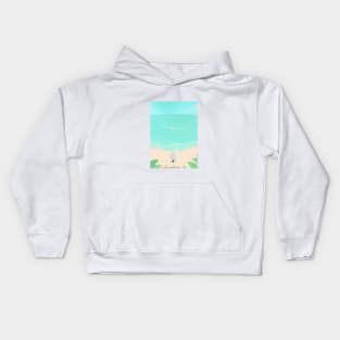 sun bathing Kids Hoodie